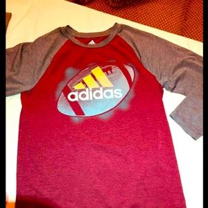 Adidas size 14/16 unisex long sleeve shirt